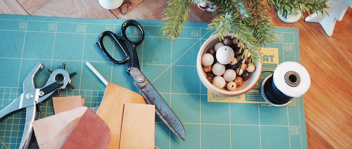 DIY: julepynt af læderrester