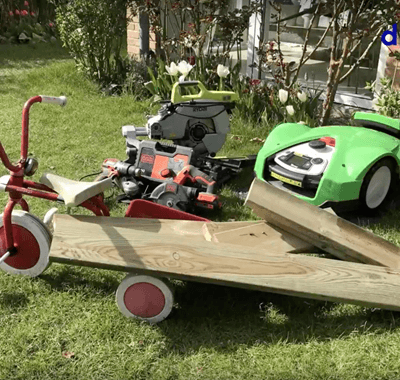 Nemt: Sådan laver du en sæbekassebil ud af en gammel trehjulet børnecykel