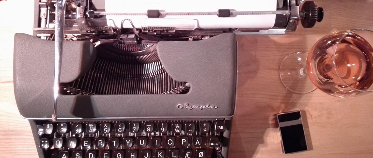 Den med skrivemaskinen...